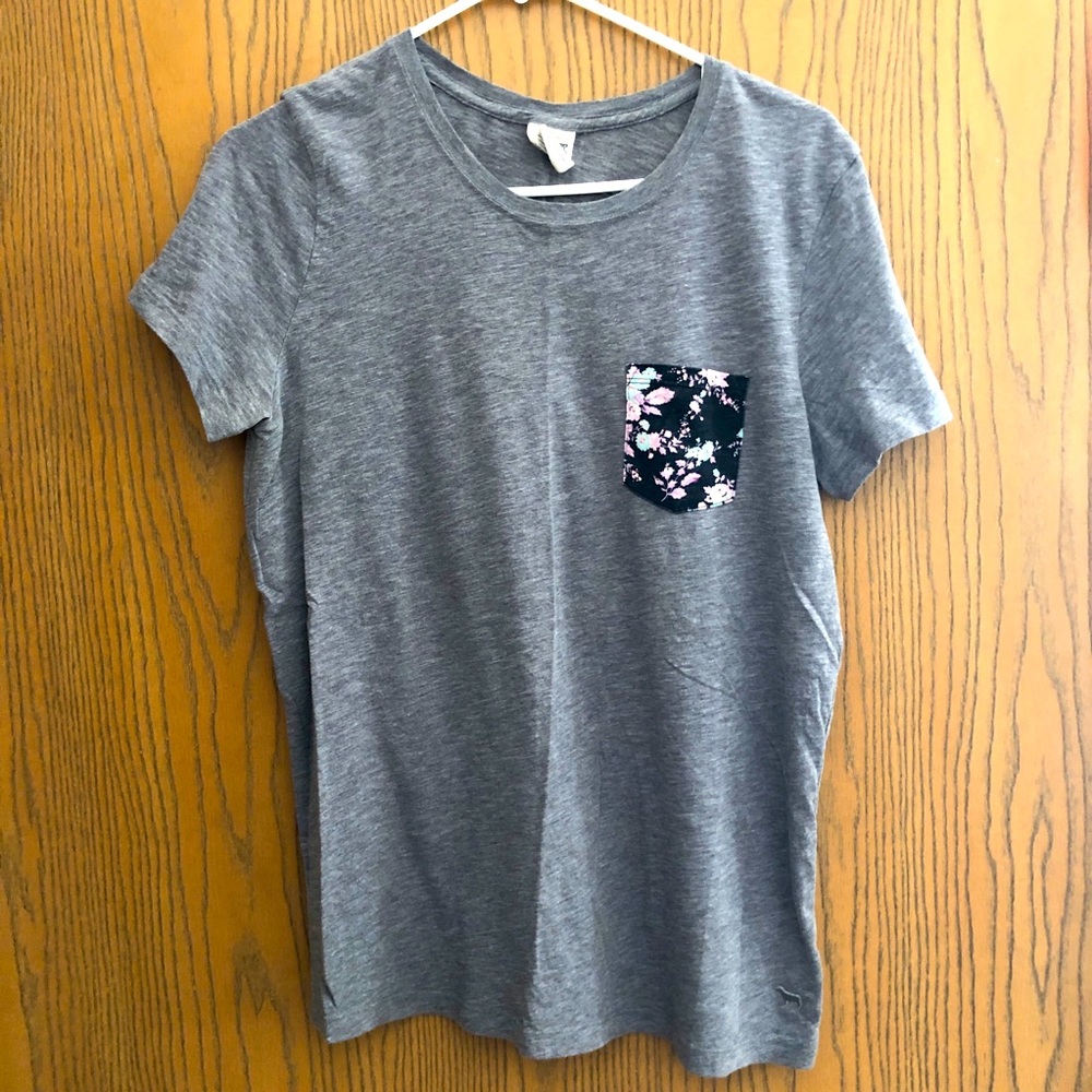 Victoria’s Secret PINK - floral pocket tee